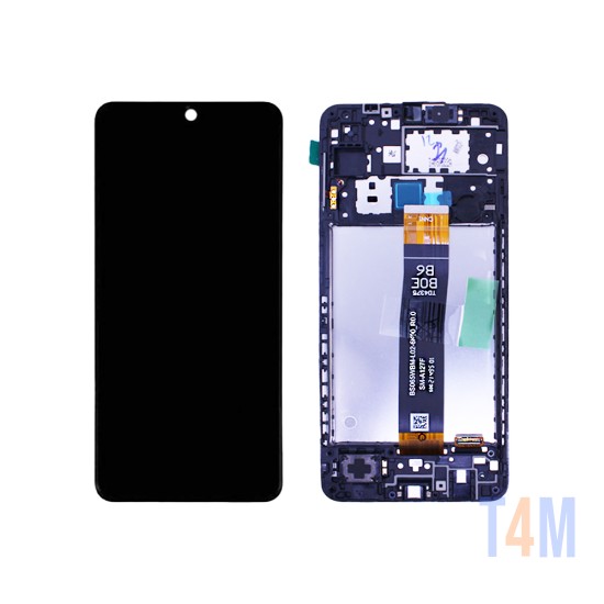 Touch+Display+Frame Samsung Galaxy A12/A127 Service Pack Black